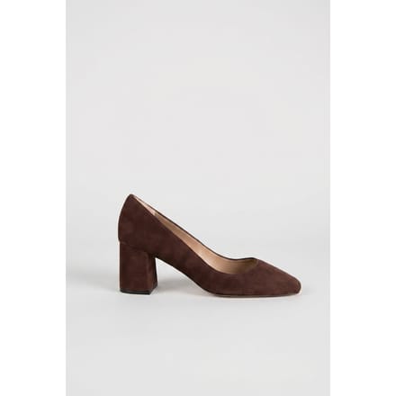 LK Bennett Sally Closed Courts Chocolate Taglia: 41 | Tacchi Alti Outlet | Donna | Marrone