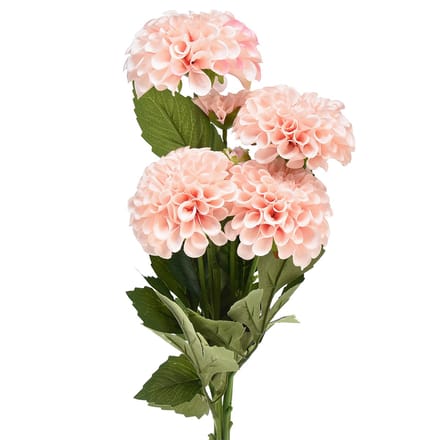 Kunst Dahlia Kunstbloemen Roze Met 5 Bloemen 50cm