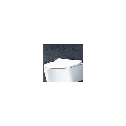 Villeroy & Boch Avento closetzitting - slimseat met deksel met softclose en quick release met RVS scharnieren wit