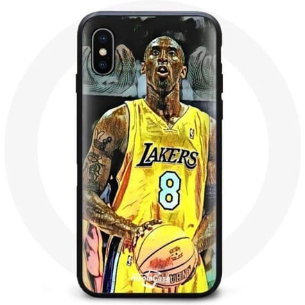 Coque - Kobe Bryant - Iphone XS Max - Souple - Noir - Basketball