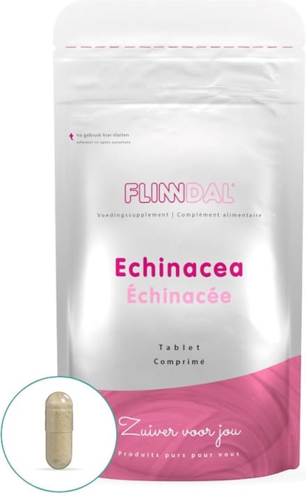 Flinndal Echinacea Tabletten - Voor Goede Weerstand - Ondersteunt Immuunsysteem - 30 Tabletten