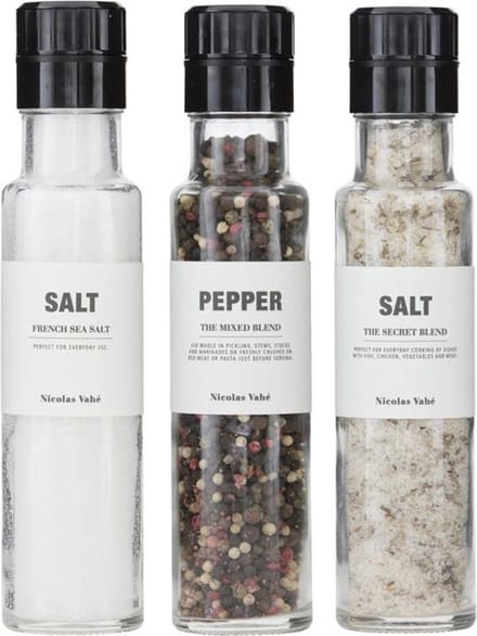 Nicolas Vahe - French Seasalt | Mixed Pepper Blend | Salt Secret Blend