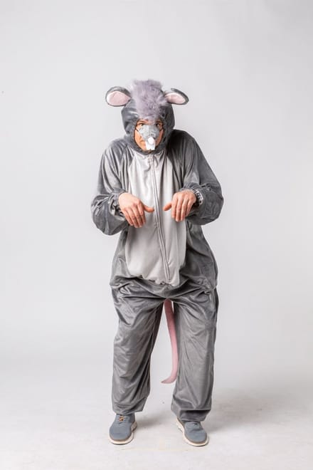 Ratten Kostuum volwassen - Maat 160-175 cm