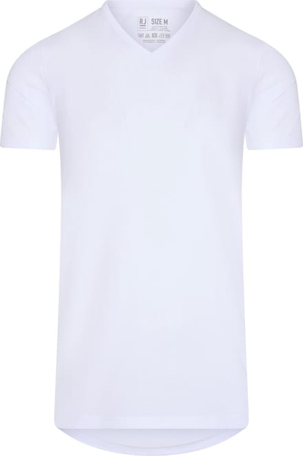 RJ Bodywear Everyday Venlo T-shirt (2-pack) - heren T-shirt met V-hals - wit