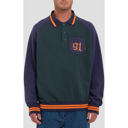 Volcom Fa Nando Von Arb Crew Half-Zip Sweater groen