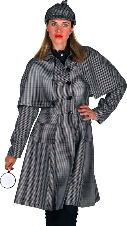 Sherlock Holmes Kostuum - Detective Pak - Carnavalskleding - Dames - Maat XL