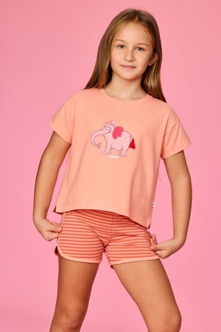Pyjama dames woody loose fit str olifant