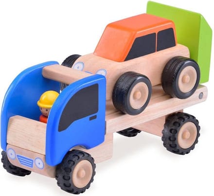 Wonderworld Houten speelgoedvoertuig Autotrailer