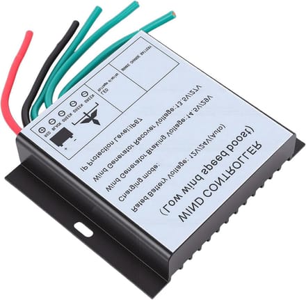 Windturbine Controller - MPPT Lader - Energie Opladen - Waterdicht IP67 - 600W Vermogen - Grijs