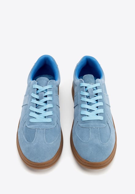 Wittchen Heren Blauwe Suède Sneakers