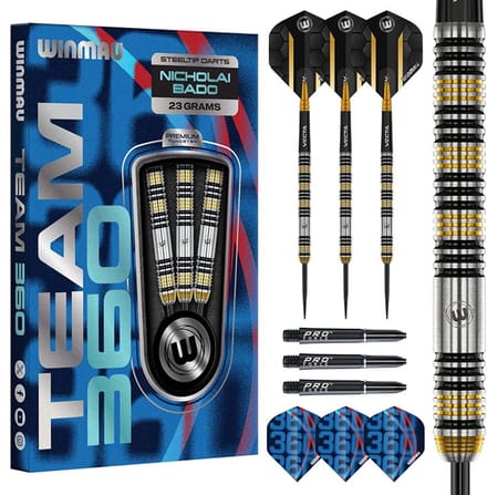 Winmau Team 360 Nicholai Bado 90% - Dartpijlen