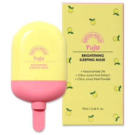Patch Holic Masque Visage Nuit Éclaircissant Vitamine C Yuja 70G