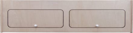 Bovenkast camperbusje - natuurlijk - 120x30x30cm - 2-deurs soft-close