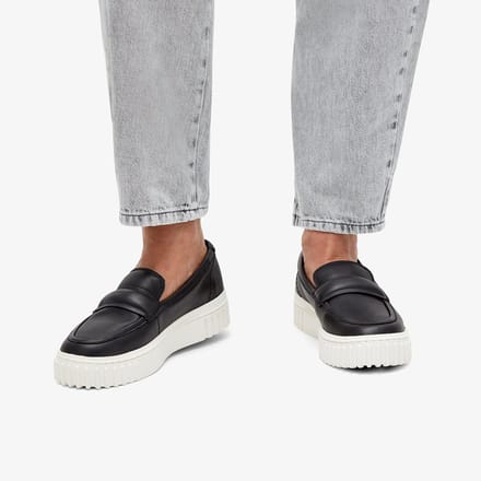 Mayhill Cove Zwarte Leren Schoenen