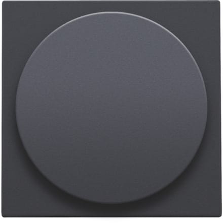 Niko - Centraalplaat draaiknopdimmer of extensie anthracite - 122-31003