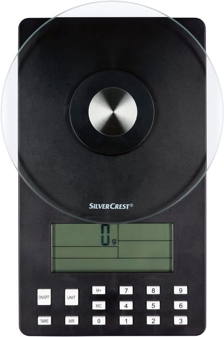 Silvercrest Keukenweegschaal - Zwart - Max 5kg