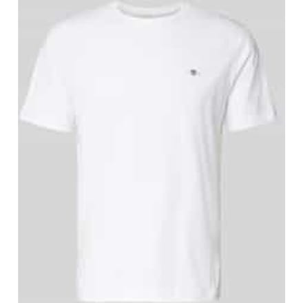 Gant T-shirt Shield Logo Wit - Maat 3XL - Heren - Casual T-shirts