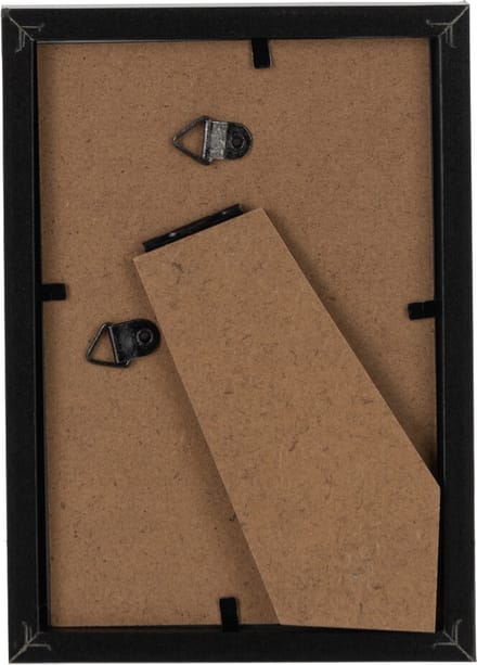 J-Line fotolijst Basic - hout - zwart - extra small - 4 stuks