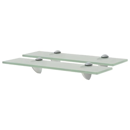 vidaXL - Schappen - zwevend - 2 - st - 40x10 - cm - 8 - mm - glas
