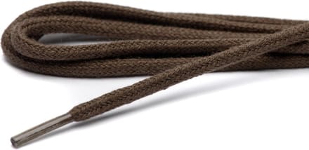 ARIESZZZ Veters 75 cm - Veters Rond - Donkerbruin - Wax - 2 mm- 4-6 gaatjes - 2 Pack