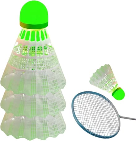 Badmintonballen Set - Trainingsballen - Avondspel - Winddicht Ontwerp - Standaard - Groen