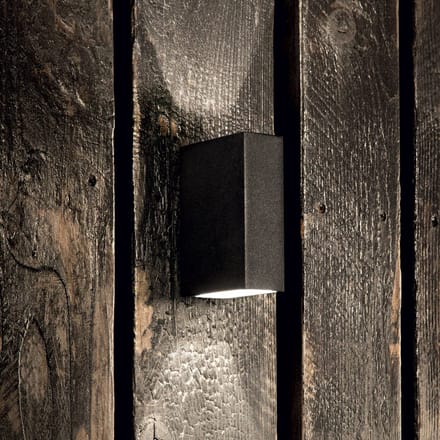 Ideal Lux buitenwandlamp Tetris-2, antraciet, aluminium