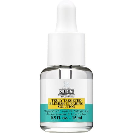 Kiehl's Reiniging Truly Targeted Blemish Clearing Solution Maskers tegen puistjes Dames 15 ml