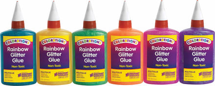 Glitterlijm | 6 kleuren | 118 ml