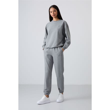 Oversized sweatshirt en set met elastische boordbroek