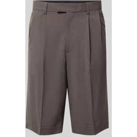 straight fit short met viscose