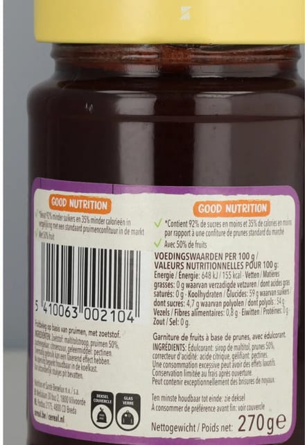 Céréal Fruitbeleg Pruimen - 270 gr