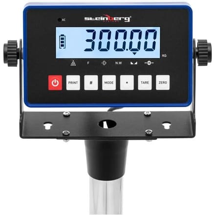 Steinberg Systems Platformweegschaal - 300 kg / 0,01 kg - 40 x 50 cm - kg / lb - LCD 10030810
