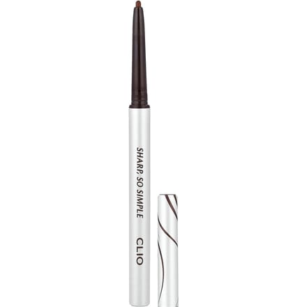 Clio, Sharp, So Simple Waterproof Potloodliner, 02 Bruin, 0,14g (0.004oz) white