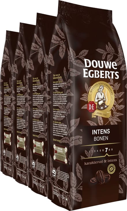 Douwe Egberts Intens Koffiebonen - 4 x 500 gram