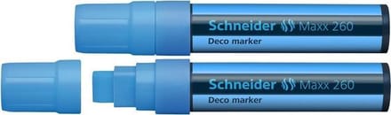 Schneider krijtmarker - Maxx 260 - lichtblauw - 2 stuks - S-126010-2