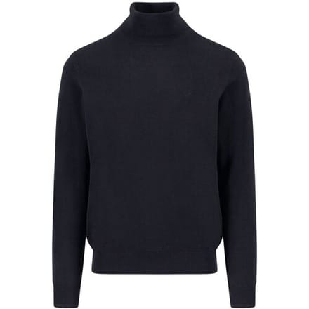 Fynch-Hatton Trui Rollneck Superfine Cotton Zwart / male