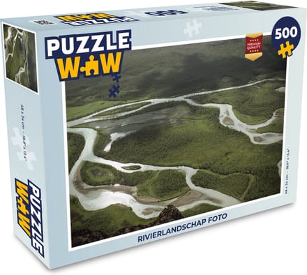 Puzzel Rivierlandschap foto - Legpuzzel - Puzzel 500 stukjes