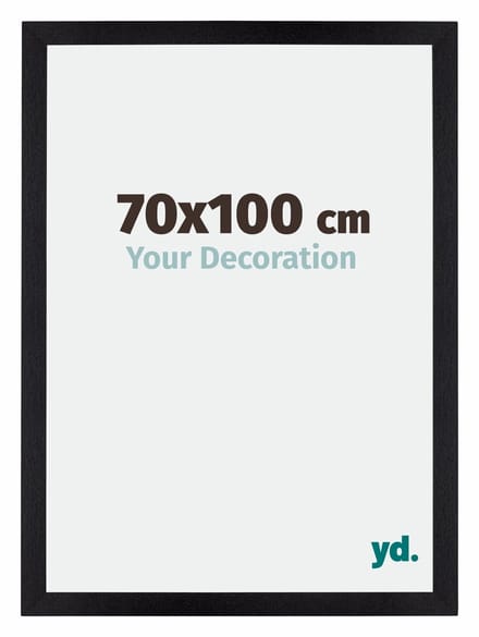 Your Decoration - Fotolijst 70x100 cm - MDF - Zwart Mat - Mura
