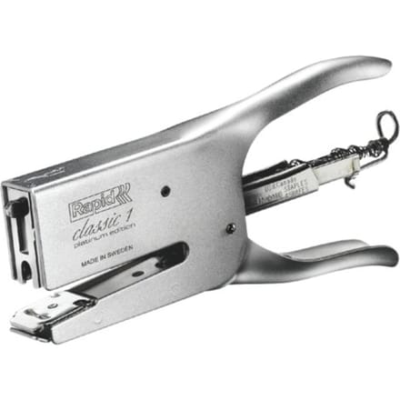 Rapid K1 Classic Niettang - Platinum Chroom - Tot 50 vel - Verstelbaar Aambeeld - Zilver