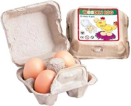 Santoys - Eieren - In doosje - 4dlg.