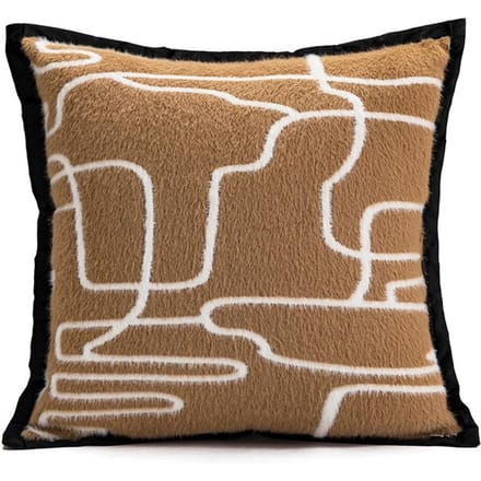 Housse de coussin décorative simple de luxe léger pour canapé de maison 45x45 Housse de coussin pour dossier de lit 45x45cm