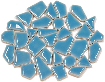 Colourful Mosaics mozaïek speelgoed Flip Mini Uni Caribisch Blauw 100 gr.