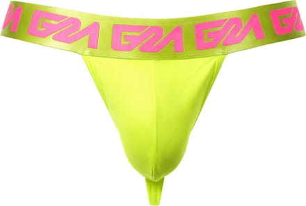 Garçon Espanola Thong Neon Yellow - MAAT S - Heren Ondergoed - String voor Man - Mannen Thong