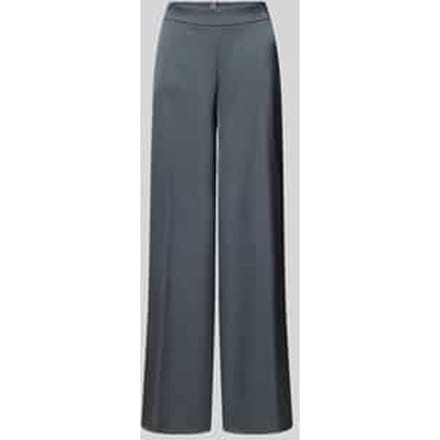 Wide fit stoffen broek met elastische band