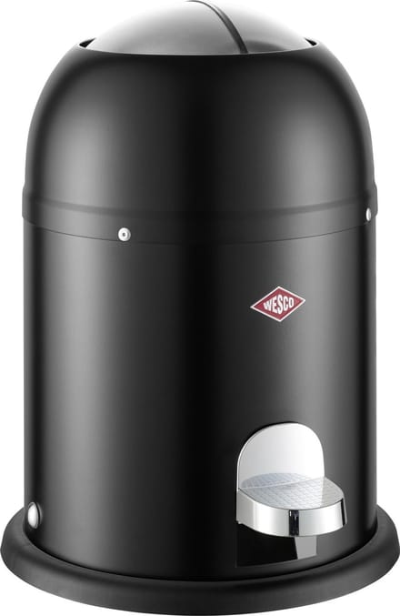 Wesco Mini Master afvalemmer - 6 liter - matzwart