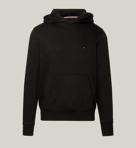 Tommy Hilfiger | Hoodie flagpatch logo klein | Zwart | M