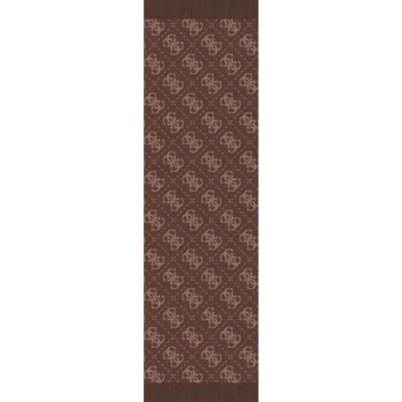 GUESS Dames Sjaal 70 x 190 cm - Brown Logo