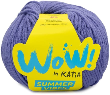 Katia WOW Summer Vibes - 100 avondblauw - Katoen/Acryl Garen