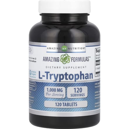 Amazing Nutrition, l-Tryptophane, 1 000 mg, 120 comprimés