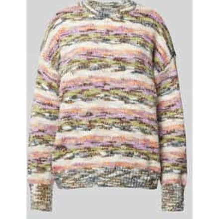 Gebreide pullover met ribboorden